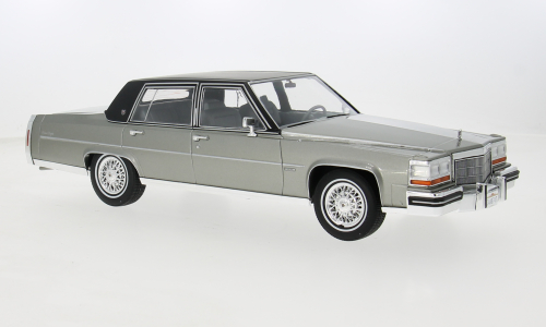 Modellino auto scala 1:18 CADILLAC FLEETWOOD BROUGHAM GREY diecast modellismo...