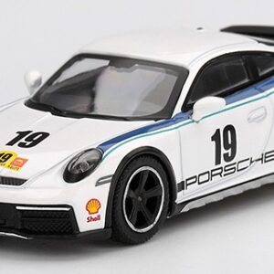 Modellino auto scala 1:64 Mini GT PORSCHE 911 992 DAKAR RALLYE DESIGN PACKAGE 74 2024 modellismo