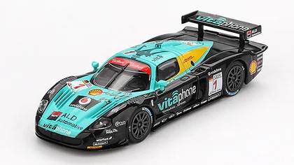 Modellino auto scala 1:64 Mini GT MASERATI MC12 N.1 WINN.24H SPA 2008 racing modellismo