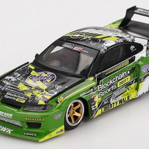 Modellino auto scala 1:64 Mini GT NISSAN SILVIA S15 LB-SUPERSILHOUETTE #555 V2 FORMULA DRIFT JAPAN 1:64 racing modellismo