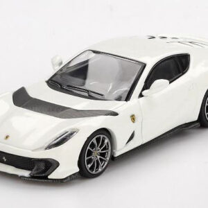 Modellino auto scala 1:64 Mini GT FERRARI 812 COMPETITIZONEBIANCO AVUS 2024 modellismo