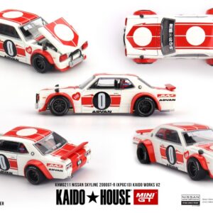 Modellino Mini GT NISSAN SKYLINE GT-R (KPGC10)KAIDO WORKS V2 1969 1:64