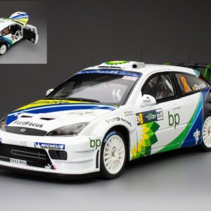 Modellino auto rally scala 1:18 SunStar  FORD FOCUS RS N.8 2nd RALLY GERMANY 2004 F.DUVAL-S.PREVOT modellismo