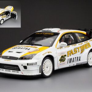 Modellino auto rally scala 1:18 SunStar  FORD FOCUS RS N.46 RALLY MONZA 2006 V.ROSSI-C.CASSINA modellismo
