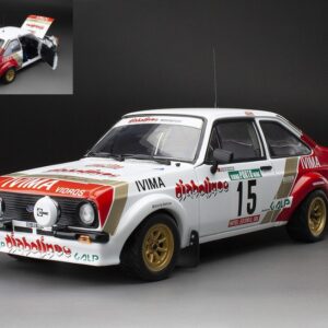 Modellino auto rally scala 1:18 SunStar  FORD ESCORT RS 1800 N.15 RALLY DE PORTUGAL 1983 J.SANTOS-M.OLIVEIRA modellismo
