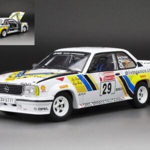 Modellino auto rally scala 1:18 SunStar  OPEL ASCONA 400 N.29 TRACK HISTORIC CUP 2016 S.BLOMQVIST-C.THORLEY modellismo