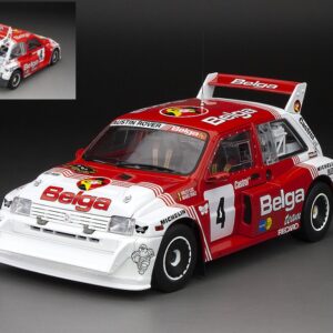 Modellino auto rally scala 1:18 SunStar  MG METRO 6R4 N.4 2nd LOTTO BIANCHI RALLY 1986 M.DUEZ-W.LUX modellismo
