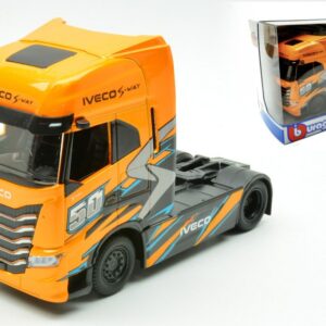 Modellino camion scala 1:43 Burago  MOTRICE IVECO S-WAY ORANGE modellismo