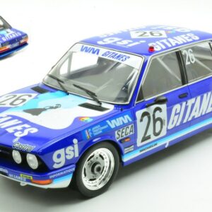 Modellino auto scala 1:18 Ixo Model  BMW 528i (E28) N.26 24h SPA 1982 TRINTIGNANT-TASSIN racing modellismo