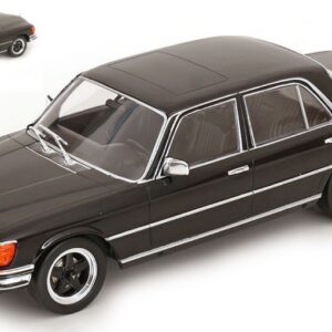 Modellino auto scala 1:18 MERCEDES S-CLASS W116 1972 BLACK diecast modellismo statico