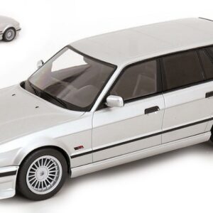Modellino auto scala 1:18 BMW ALPINA B10 E34 4,6 TOURING 1991 SILVER diecast modellismo statico
