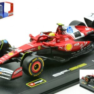 Modellino auto formula 1 F1 scala 1:43 Burago FERRARI F1 N.44 LEWIS HAMILTON 2025 SIGNATURE modellismo statico