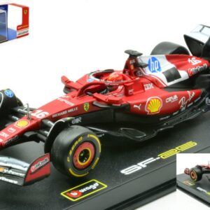 Modellino auto formula 1 F1 scala 1:43 Burago FERRARI F1 N.16 CHARLES LECLERC 2025 SIGNATURE modellismo statico