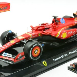 Modellino auto formula 1 F1 scala 1:24 Burago  FERRARI SF-24 N.16 2024 CHARLES LECLERC SIGNATURE 1:24 diecast modellismo