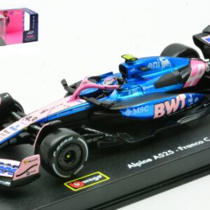 Modellino auto formula 1 F1 scala 1:43 Burago BWT ALPINE A525 N.43 FRANCO COLAPINTO SIGNATURE diecast modellismo