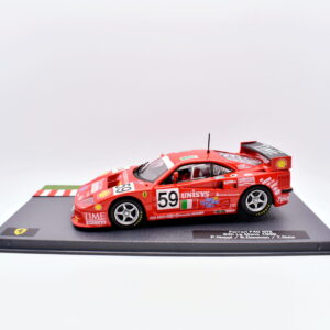 Modellino auto Ferrari F40 GTE racing collection scala 1:43 ixo diecast modellismo