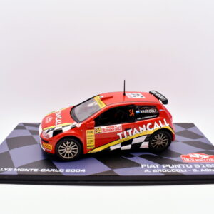 modellino auto rally scala 1:43 fiat punto S1600 WRC collezione