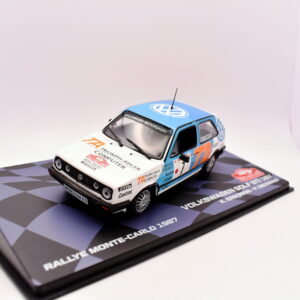 modellino auto rally scala 1:43 volkswagen golf gti 16V WRC collezione