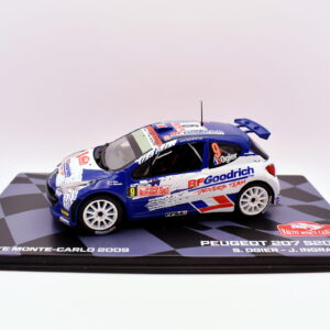 modellino auto rally scala 1:43 peugeot 207 S2000 WRC collezione
