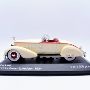 Modellini auto scala 1:43 packard V12 le baron speedster whitebox diecast modellismo collezione