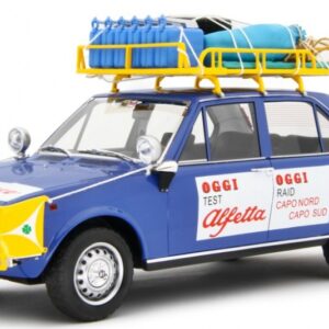 Modellino auto scala 1:18 LaudoRacing ALFA ROMEO ALFETTA 1.8 RAID CAPO NORD CAPO SUD 1973 modellismo statico