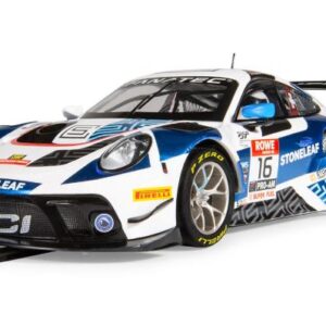 Modellino slot car Scalextric PORSCHE 911 GT3 R ACI MOTORSPORT 2023 SLOT modellismo