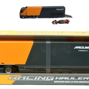 Modellino camion scala 1:43 Burago MERCEDES ACTROS GIGASPACE WF1 MCL38 NORRIS diecast modellismo statico