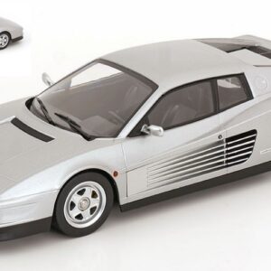 Modellino auto scala 1:18 FERRARI TESTAROSSA SILVER GREY diecast modellismo statico