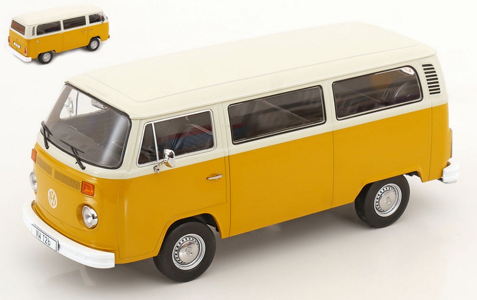 1:18 scale model car VW T2b buses 1972 diecastvehiclesroad