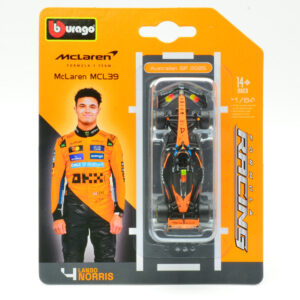 Modellino auto formula 1 F1 1:64 Burago MCLAREN MCL39 2025 NORRIS diecast modellismo statico