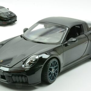 Modellino auto scala 1:18 PORSCHE 911 992.2 TARGA 4 GTS 2025 BLACK diecast modellismo statico