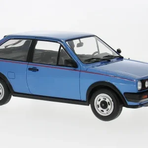 Modellino auto scala 1:18 VW POLO II COUPE GT 1985 BLUE modellismo statico