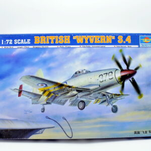 Modellino model kit montaggio BRITISH WYVERN S.4 trumpeter scala 1:72 modellismo