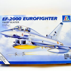 Modellino model kit montaggio aerei EF-2000 EUROFIGHTER TWIN SEATER italeri scala 1:72 modellismo