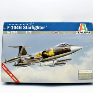 Modellino model kit montaggio aerei F-104G STARFIGHTER italeri scala 1:72 modellismo