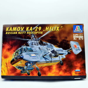 Modellino model kit montaggio aerei KAMOV KA-29 HELIX RUSSIAN NAVY HELICOPTER italeri scala 1:72 modellismo