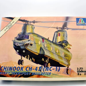 Modellino model kit montaggio aerei CHINOOK CH-47 HC-1 italeri scala 1:72 modellismo