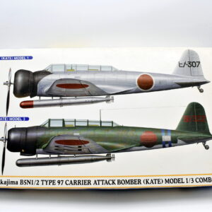 Modellino model kit montaggio NAKAJIMA B5N1 2 TYPE 97 CARRIER ATTACK BOMBERN KATE MODEL 1 3 COMBO hasegawa scala 1:72 modellismo