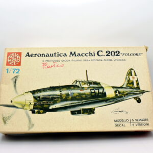Modellini aerei militari model kit montaggi AERONAUTICA MACCHI C 202 FOLGORE supermodel scala 1:72 modellismo