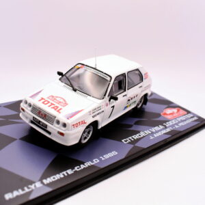 modellino auto rally scala 1:43 citroen visa 1000 pistes WRC collezione