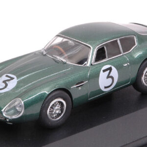 Modellino auto scala 1:43 Oxford  ASTON MARTIN DB4GT ZAGATO N.3 4th T.TROPHY GOODWOOD 1961 J.CLARK diecast modellismo statico