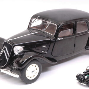 Modellino auto scala 1:18 Solido CITROEN TRACTION 11 CV 1937 BLACK diecast modellismo statico
