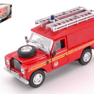 Modellino auto scala 1:43 LAND ROVER SERIE III 109 FIRE BRIGADE modellismo