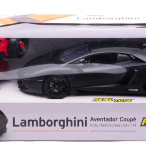 Modellino auto radio comandate rc LAMBORGHINI AVENTADOR SC BLACK RADIOCOMANDO 1:14 modellismo