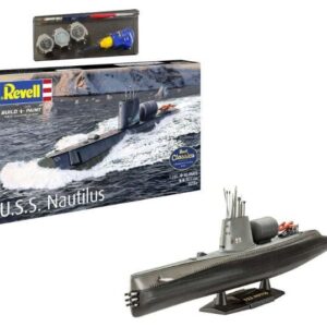 Modellino nave da montare model kit di montaggio MODEL SET U.S.S. NAUTILUS KIT 1:305 modellismo