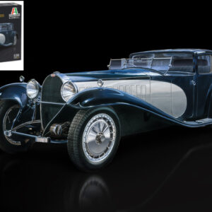 Modellino auto model kit di montaggio Italeri BUGATTI COUPE NAPOLEON 1:24 modellismo