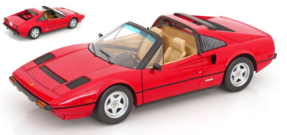 Modellino auto scala 1:12 KK Scale FERRARI 308 GTS QV US-TV SERIES modellismo statico