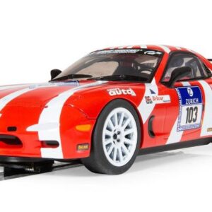 Modellino slot car Scalextric  MAZDA RX7 FD 24 H NURBURGRING 2007 SLOT 1:32 modellismo