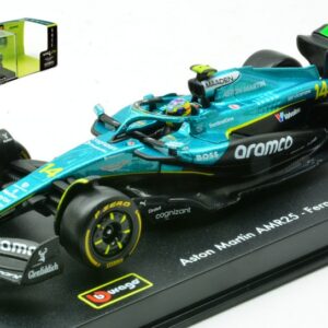 Modellino auto formula 1 F1 scala 1:43 Burago ASTON MARTIN AMR 25 N.14 2025 FERNANDO ALONSO SIGNATURE diecast modellismo