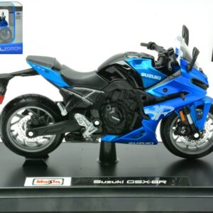 Modellino moto scala 1:18 Maisto  SUZUKI GSX-8R 2024 BLUE motorcycle modellismo